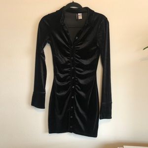 Velvet mini dress